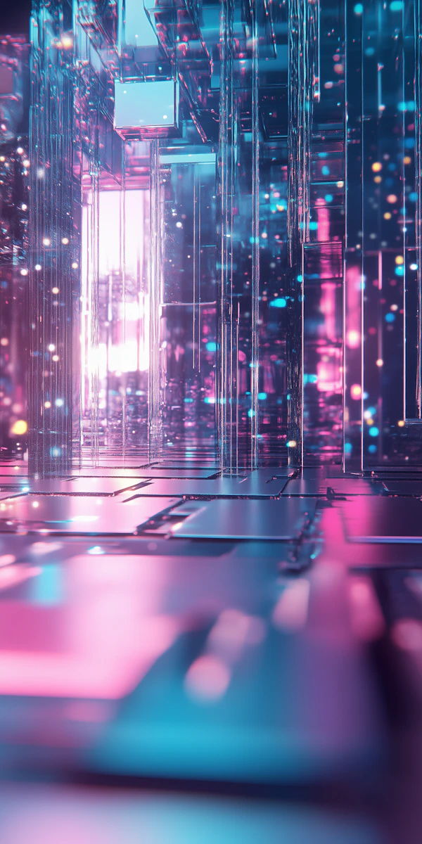 Futuristic Neon Cityscape