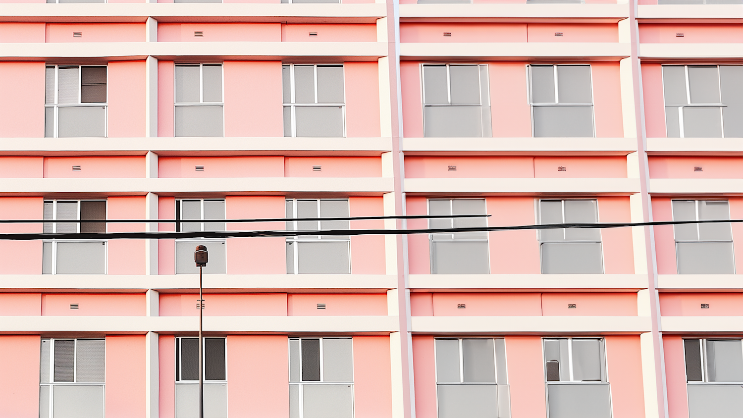 Geometric Urban Building Facade