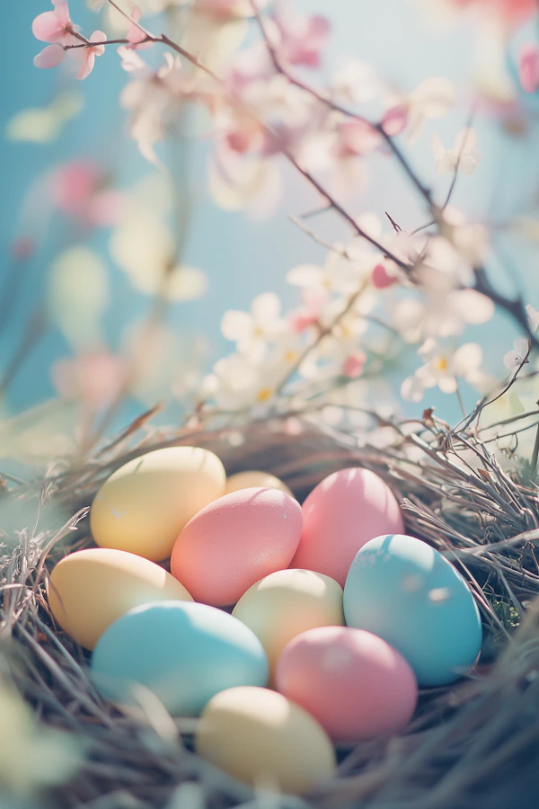 Pastel Egg Nest