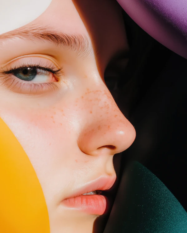 Freckled Portrait Glow