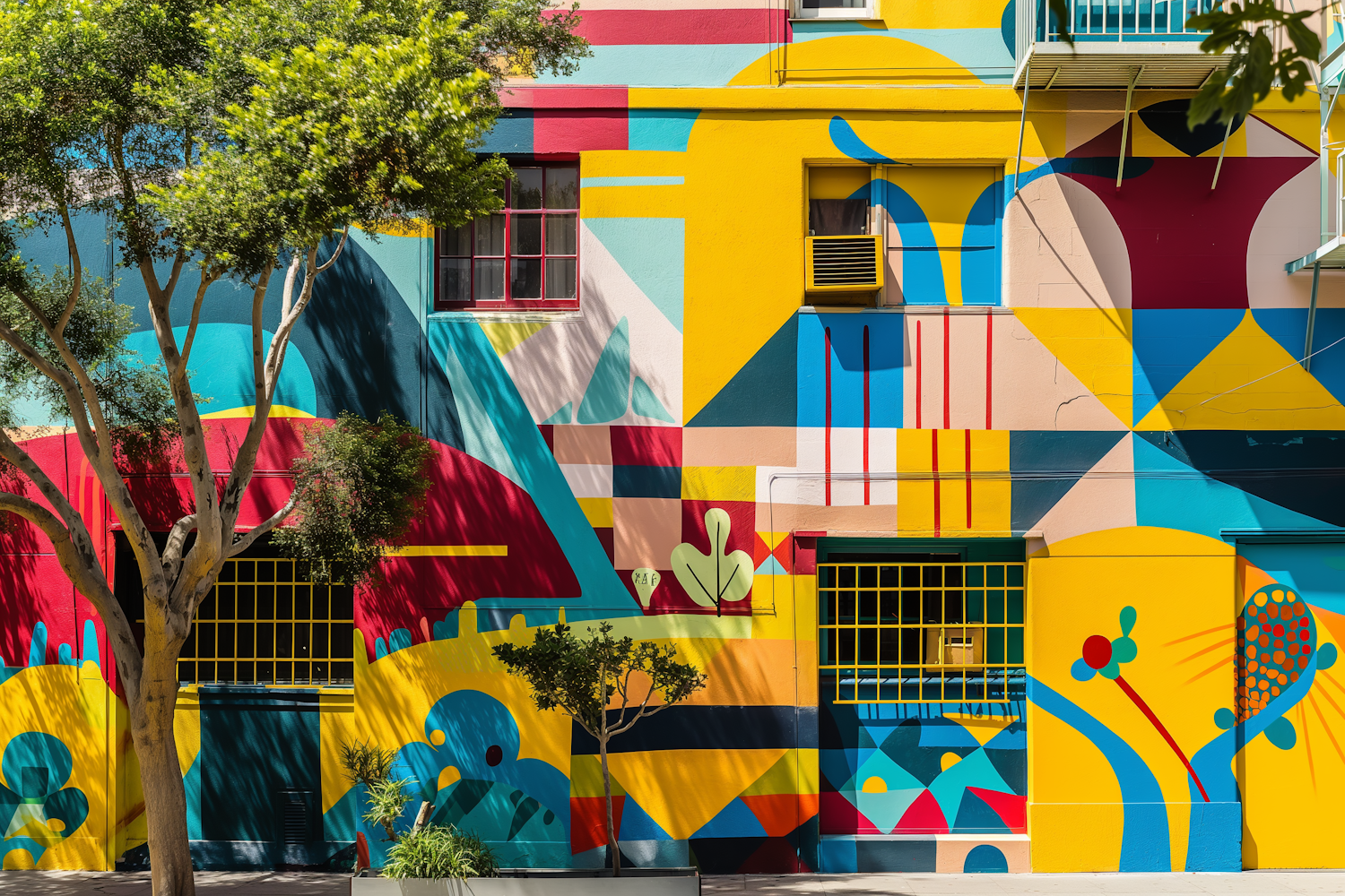 Vibrant Urban Mural