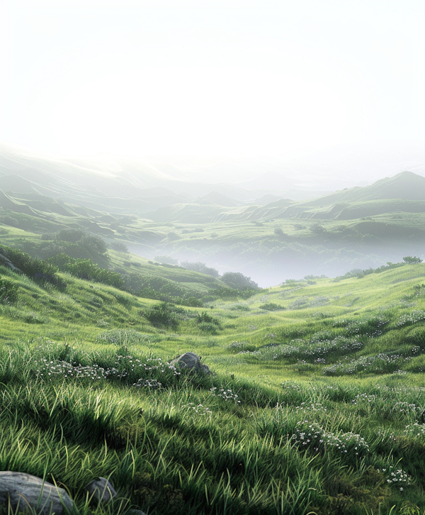 Serene Green Landscape