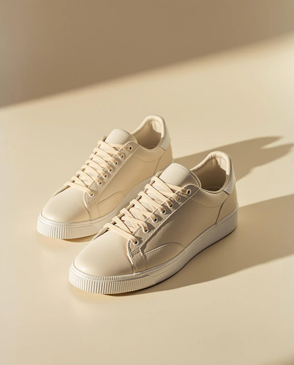 Minimalist Beige Sneakers