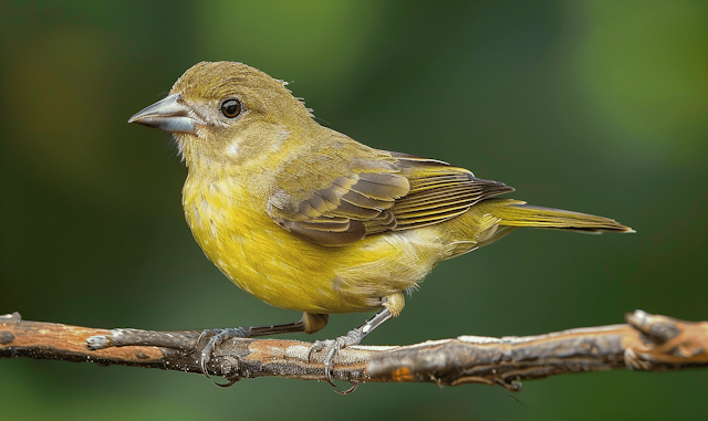 Vibrant Bird on Branch