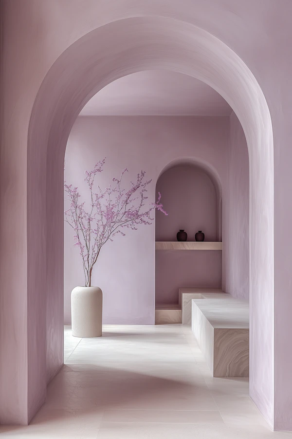 Serene Pink Interior
