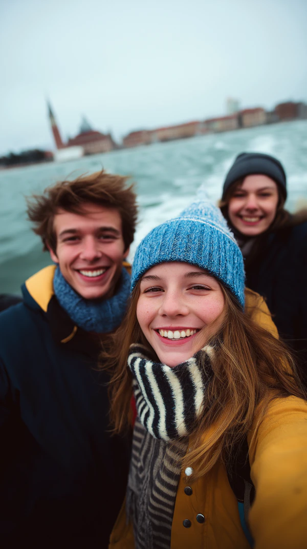 Group Selfie Outdoors