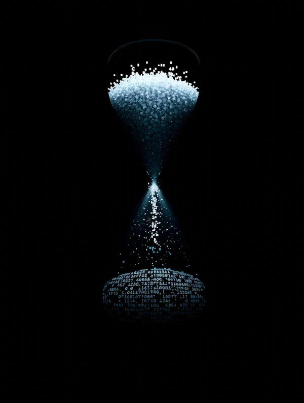Digital Hourglass Art