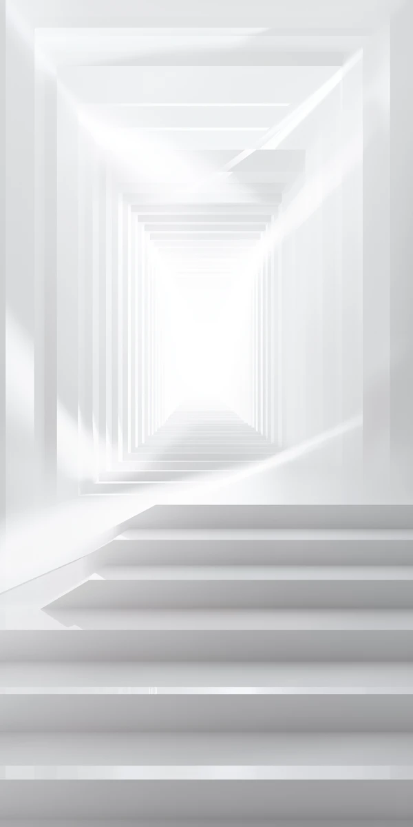 Futuristic White Tunnel