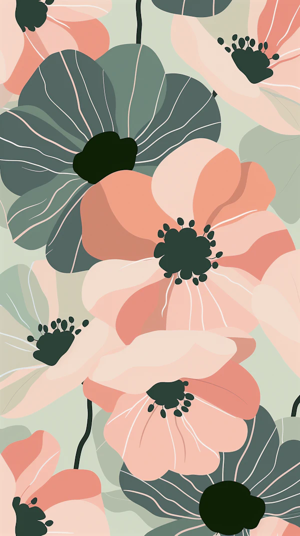 Modern Floral Illustration