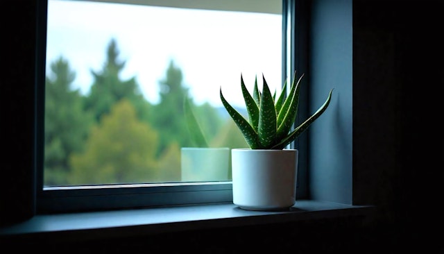 Aloe Vera on Windowsill