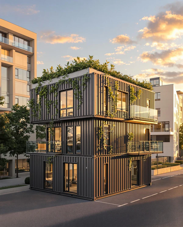 Modern Container Building