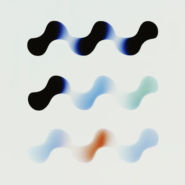 Abstract Wavy Shapes