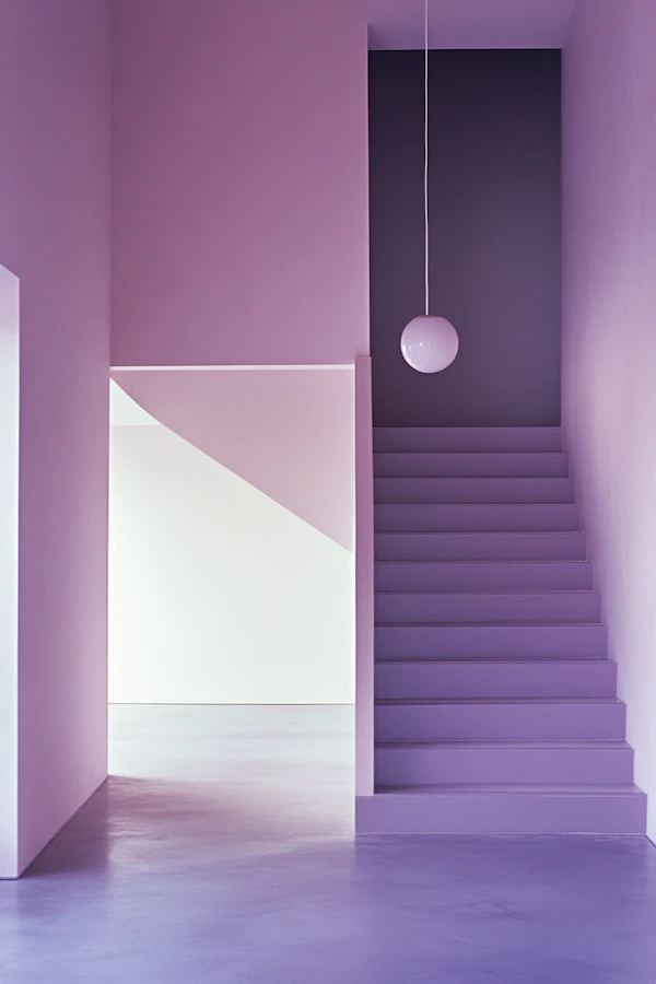 Lavender Minimalist Interior
