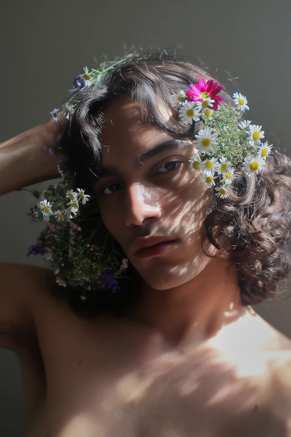 Floral Hair Portrait
