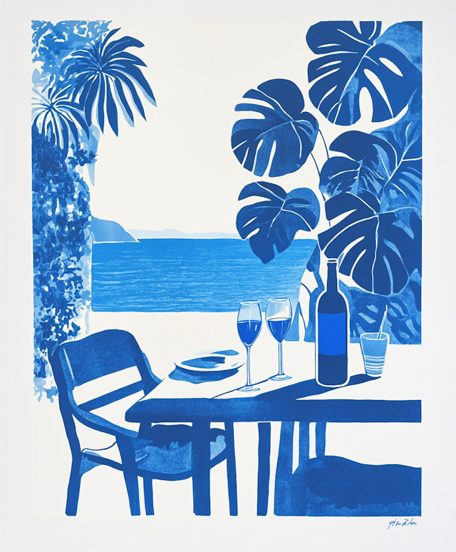 Serene Seascape Dining