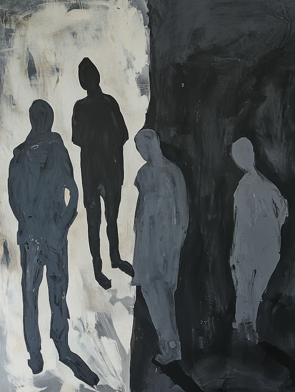 Abstract Human Silhouettes