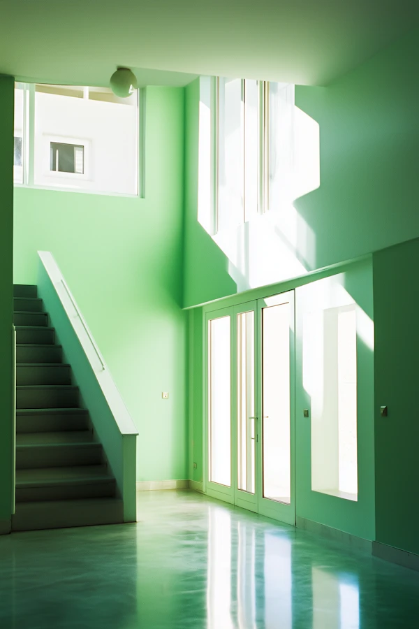 Modern Green Interior