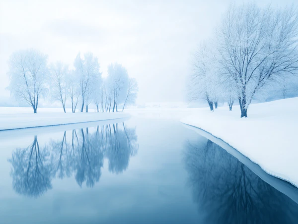 Serene Winter Landscape