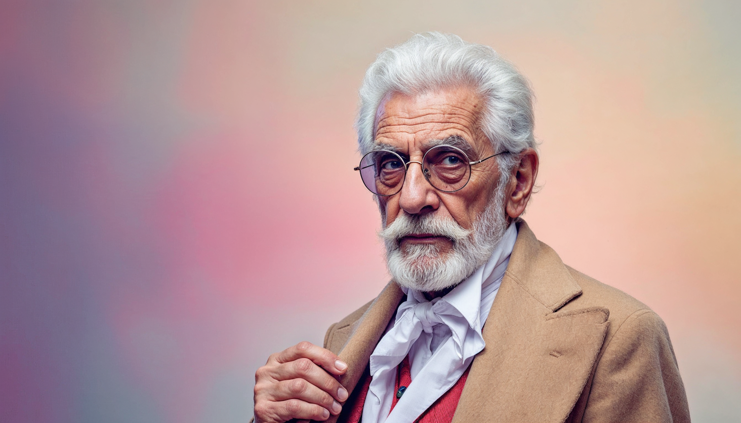 Distinguished Elderly Man Portrait