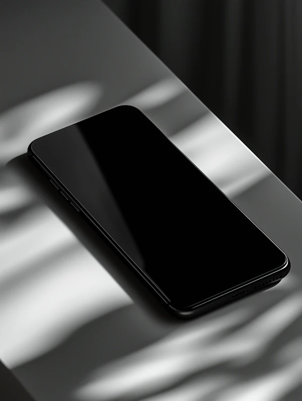 Sleek Black Smartphone