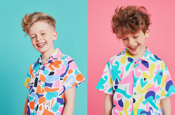 Colorful Boys Portrait