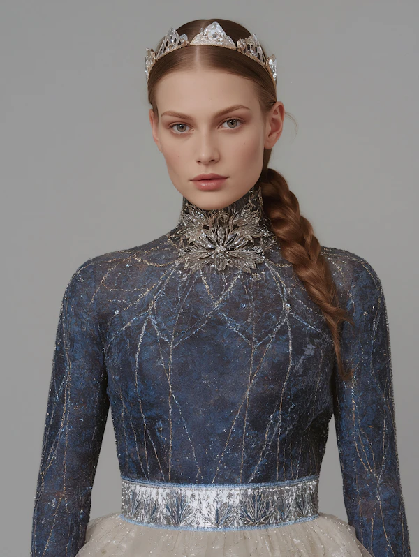 Regal Embroidered Attire