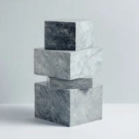 Stacked Marble Cubes