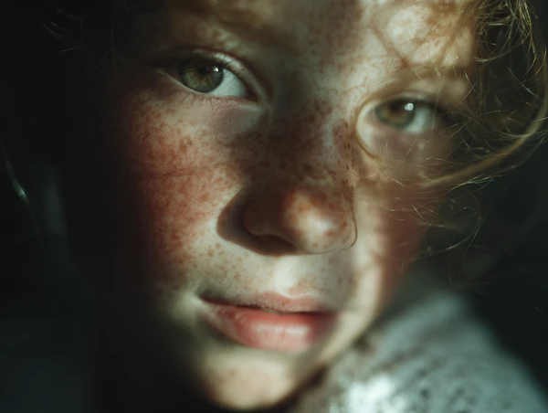 Freckled Portrait