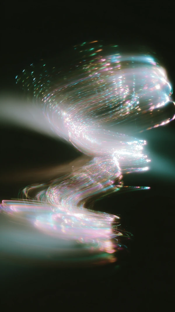 Luminous Swirl Art