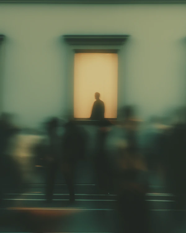 Silhouette in Window