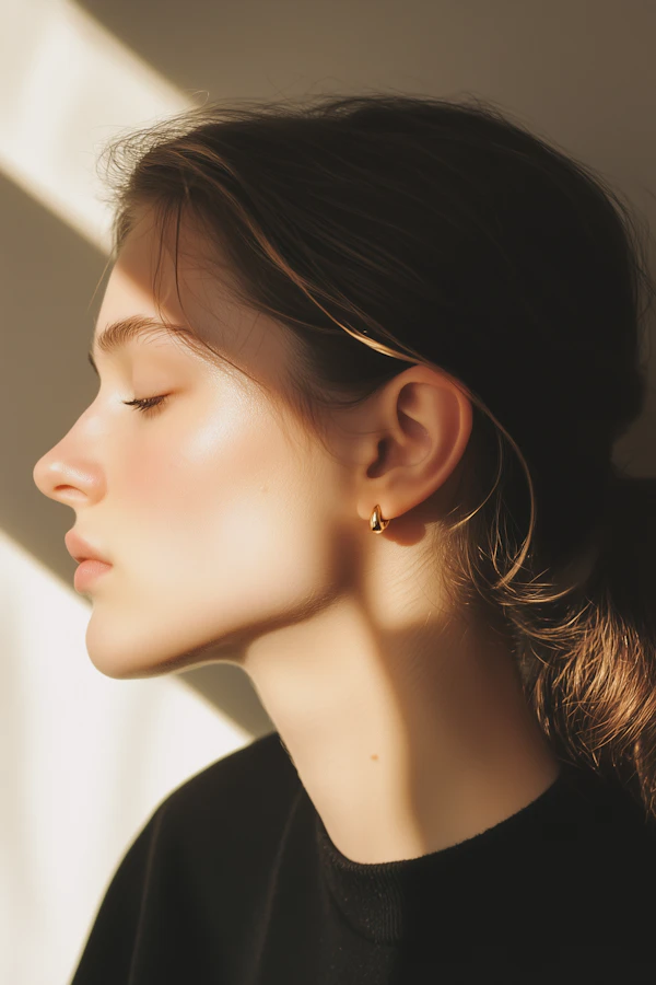 Serene Woman Profile