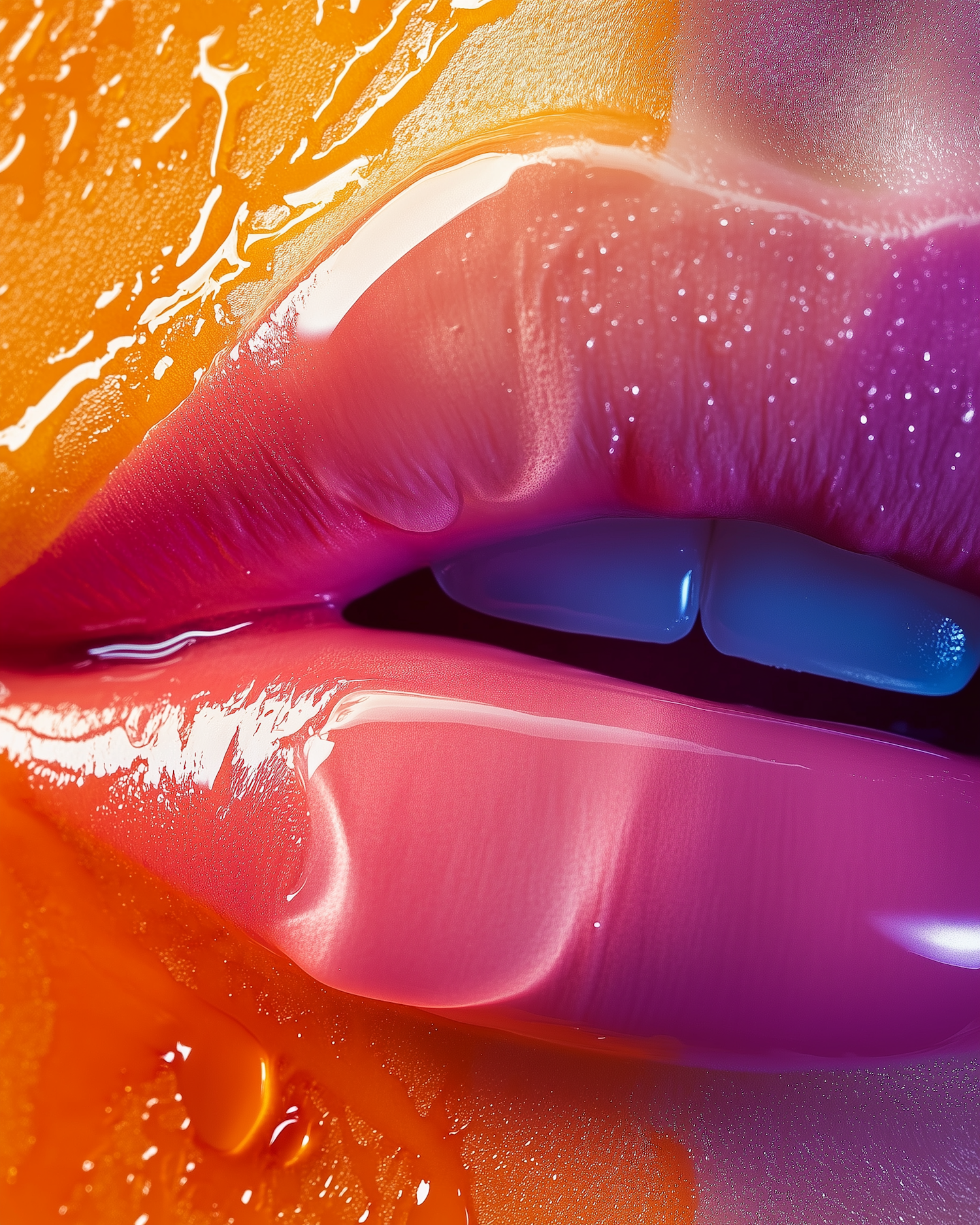 Vibrant Gradient Lips