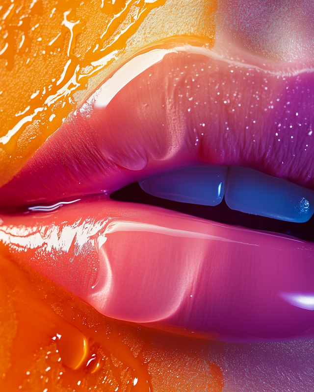 Vibrant Gradient Lips