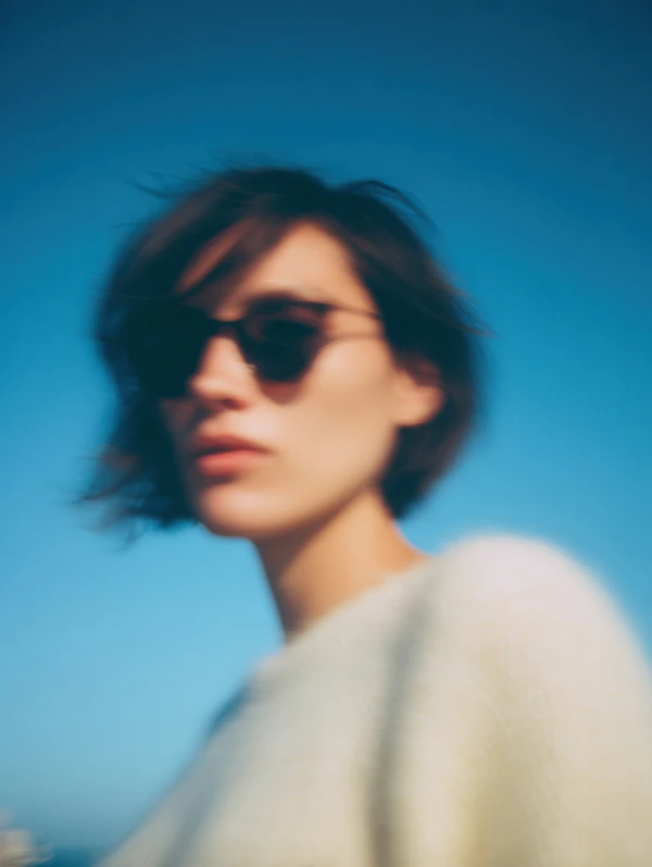 Blurred Portrait Outdoors