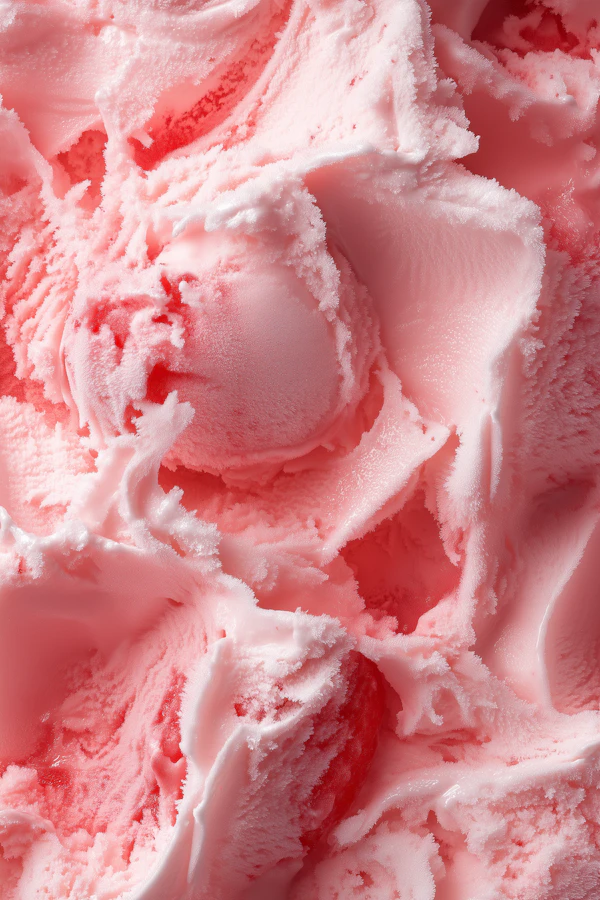 Creamy Pink Ice Cream