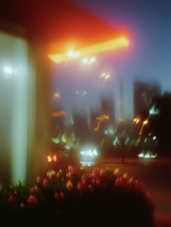 Dreamy Urban Night Scene