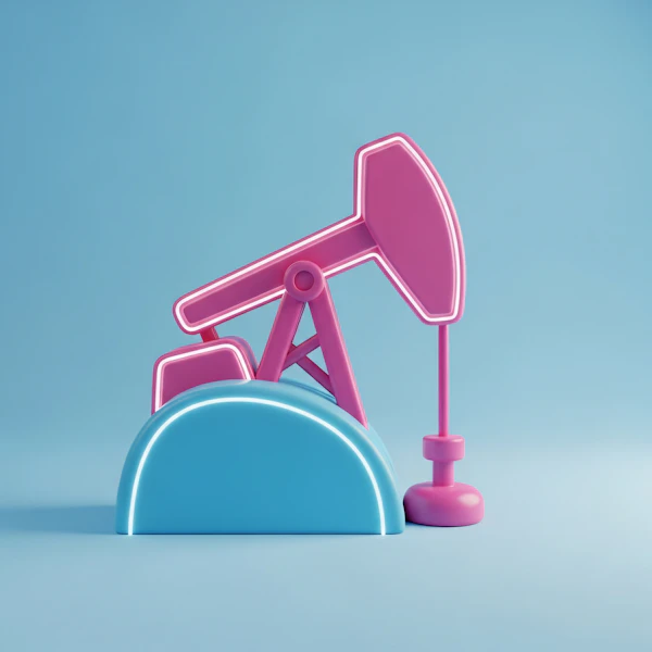Vibrant Oil Pumpjack