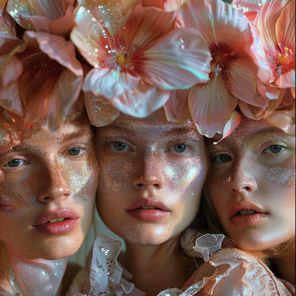 Ethereal Floral Portrait
