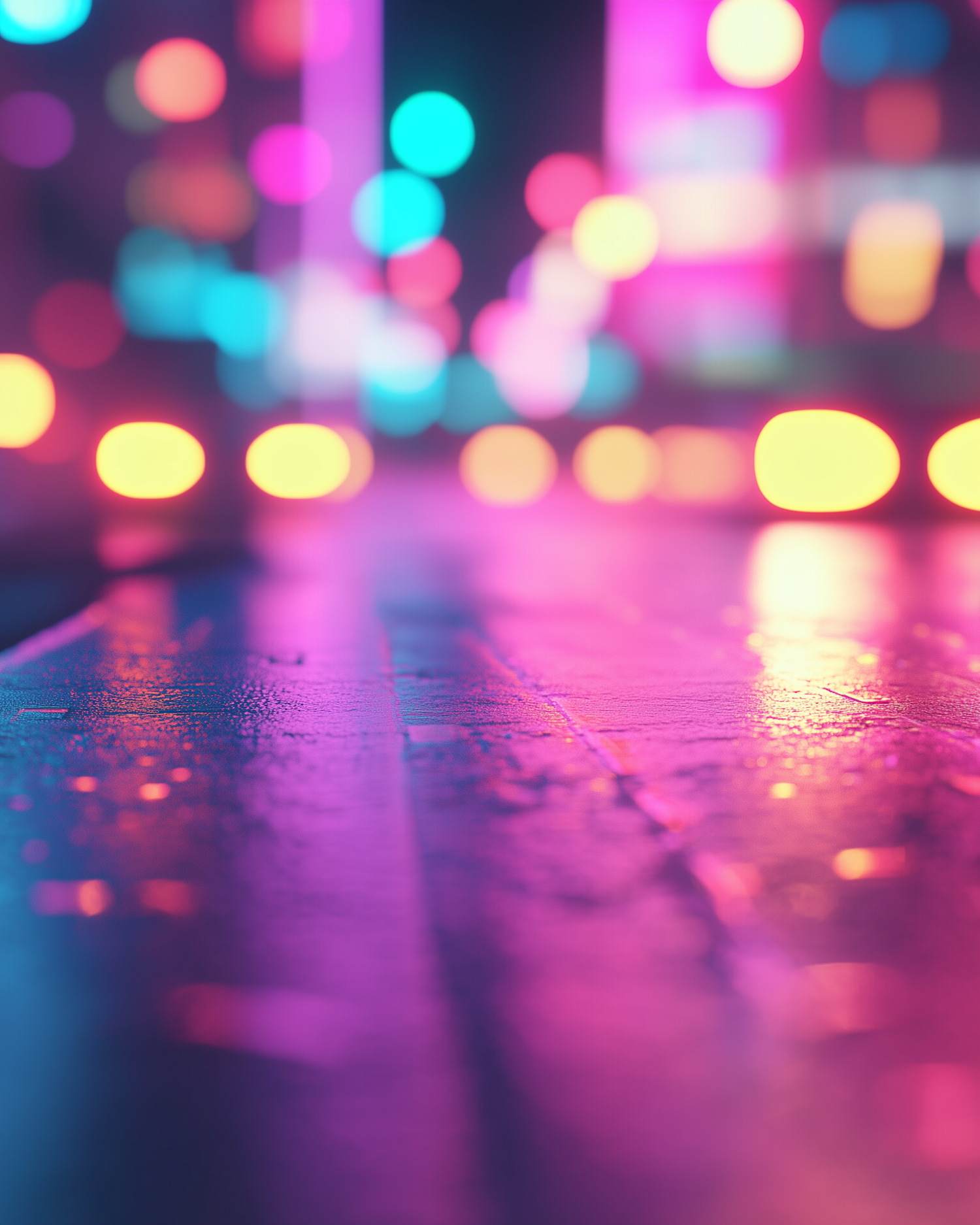 Urban Nightlife Bokeh