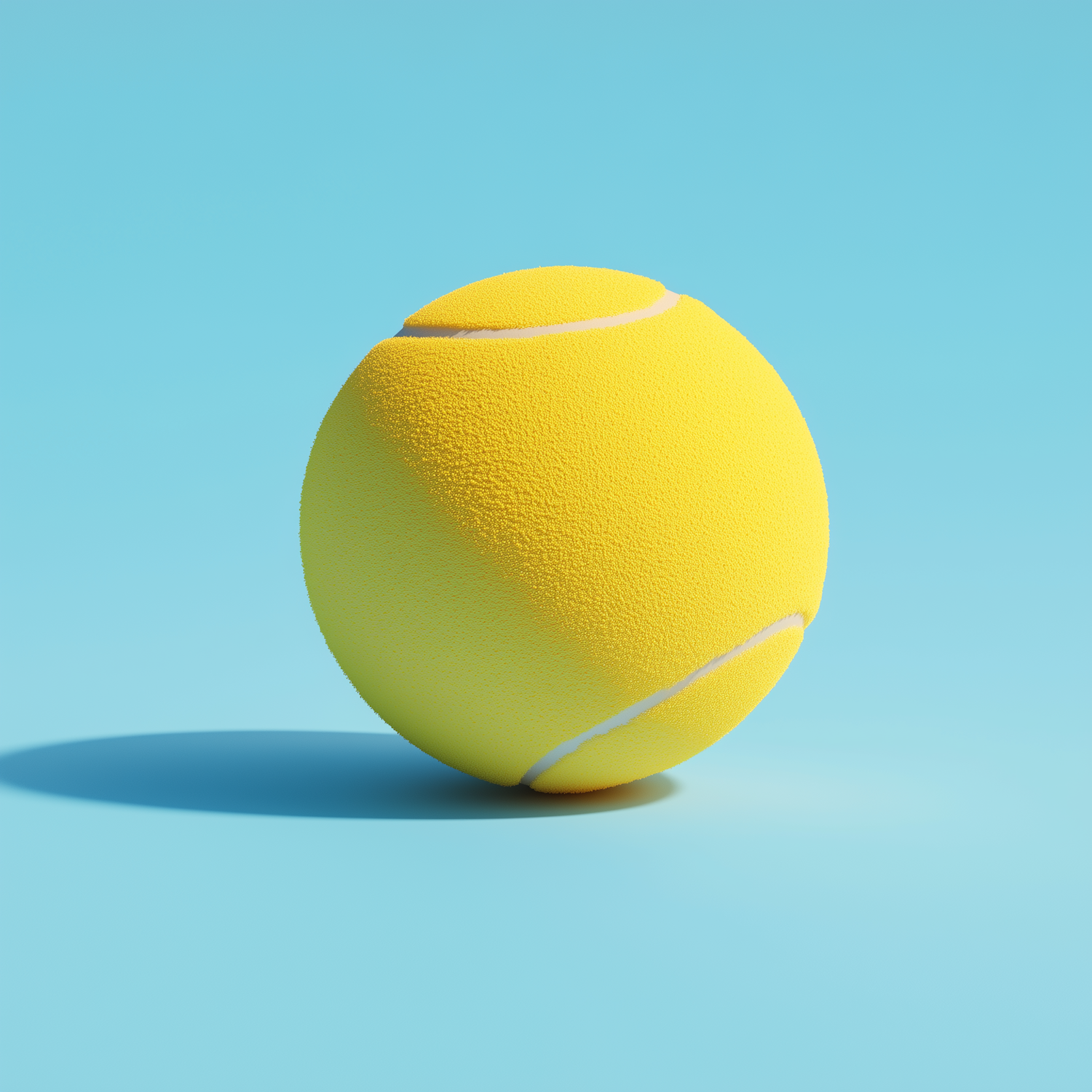 Pristine Yellow Tennis Ball