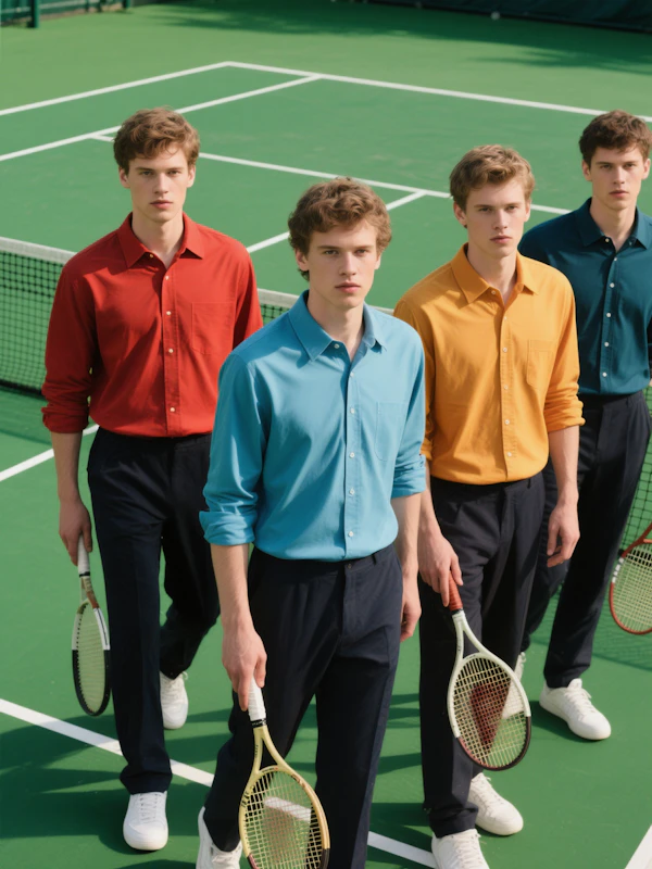 Tennis Court Quartet