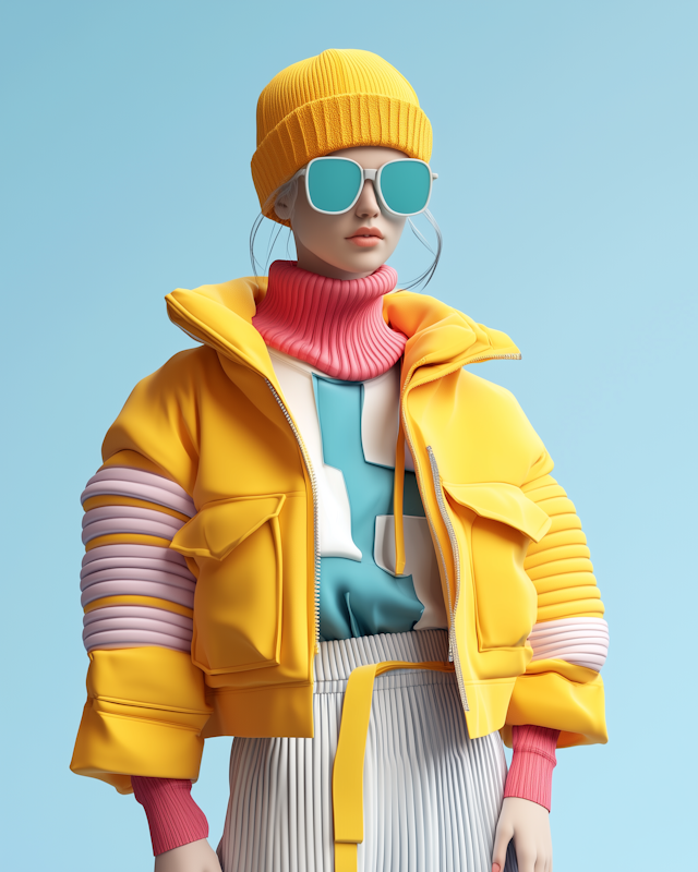 Stylish 3D Fashion Look