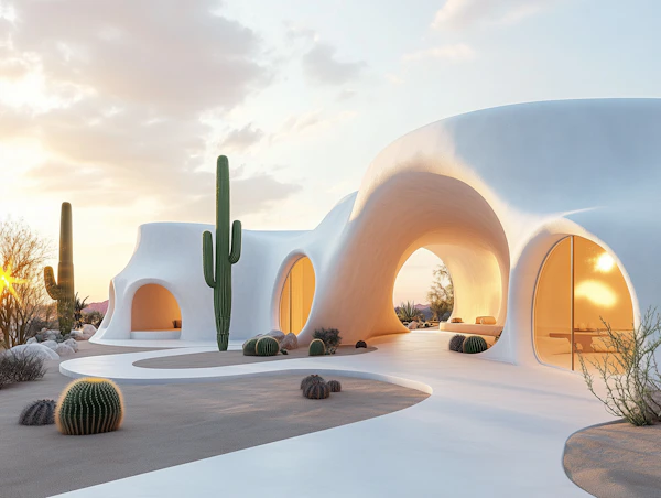 Futuristic Desert Home