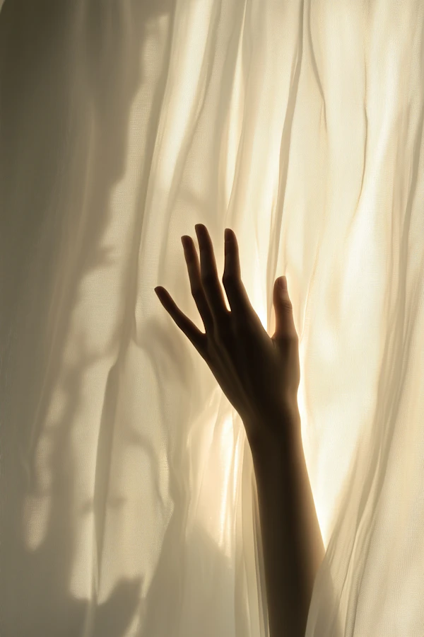 Hand and Curtain Scene