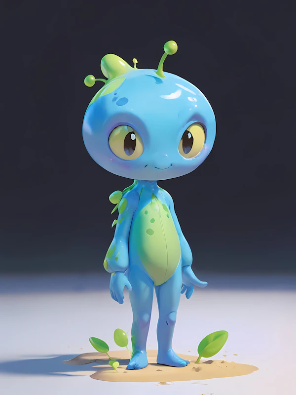 Whimsical Alien Render
