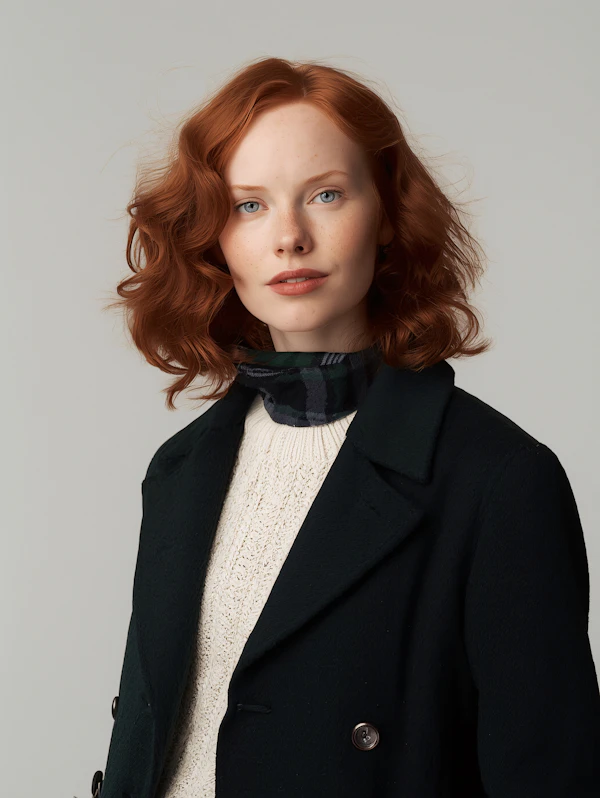 Portrait of Red-Haired Woman