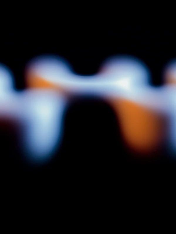 Abstract Blue-Orange Glow