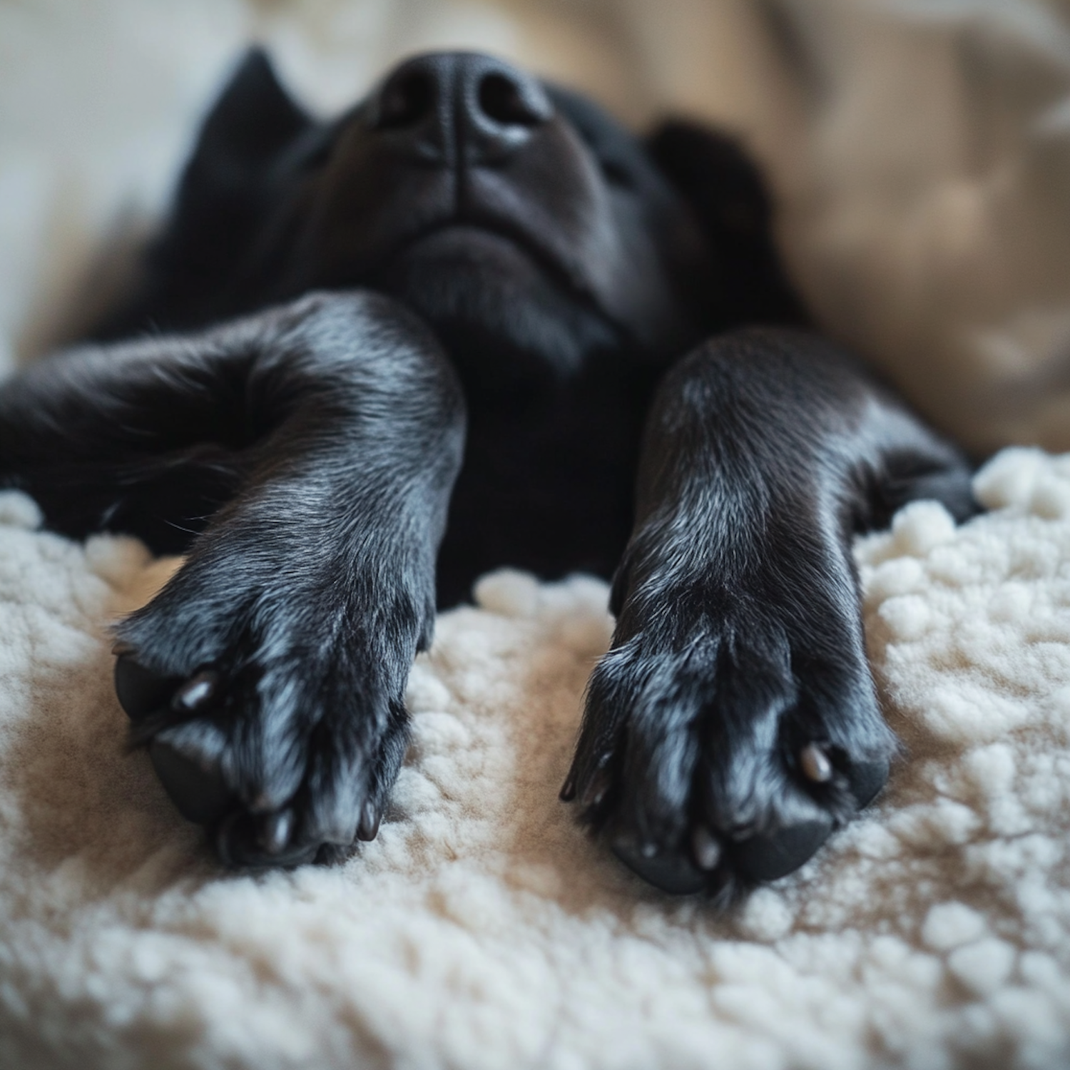 Resting Dog Paws