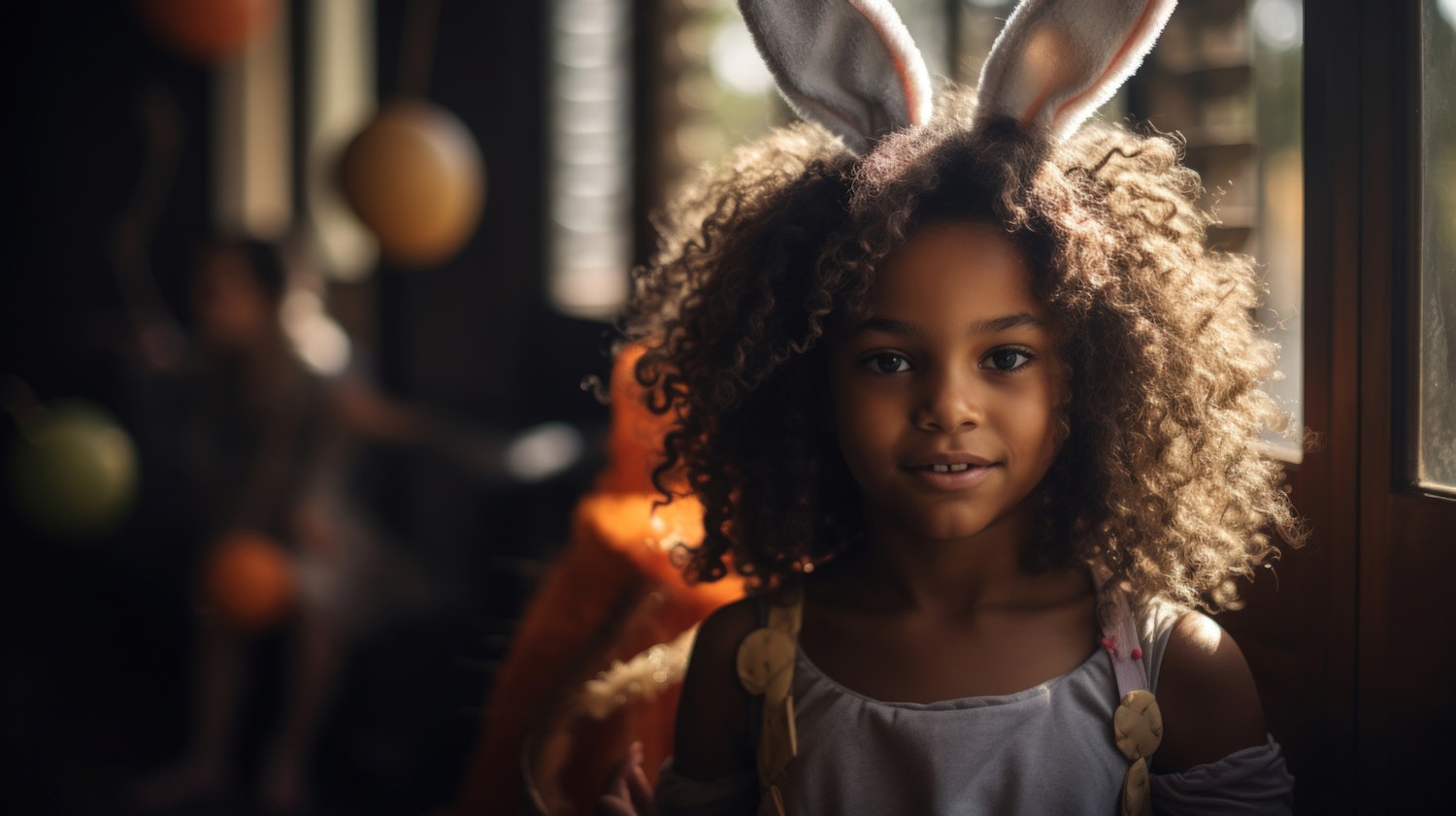 Girl with Bunny Ears