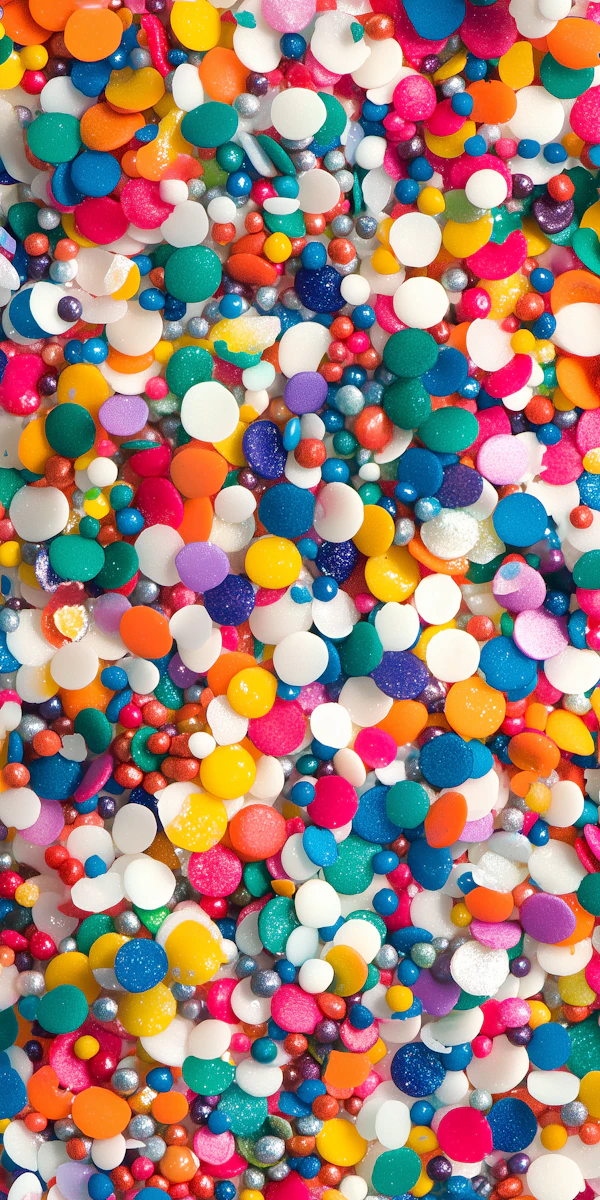 Colorful Sprinkles Close-Up